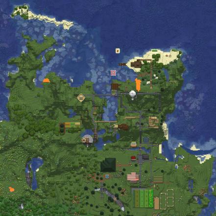 A top-down view of the main town area ("Altuo") for BCR-MC 3.