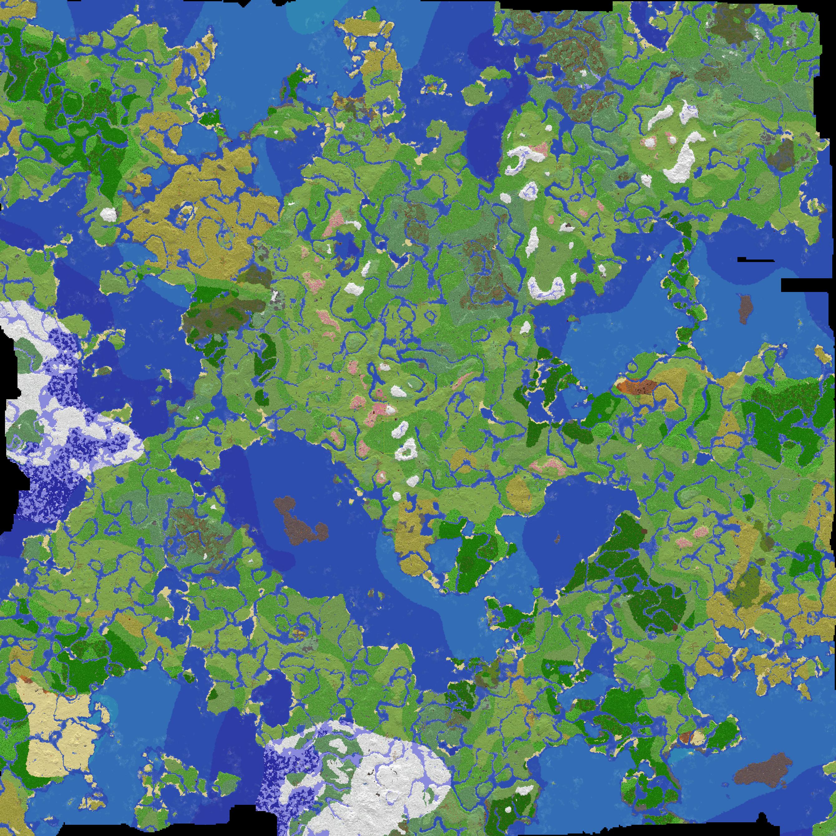 Final Explored World Map